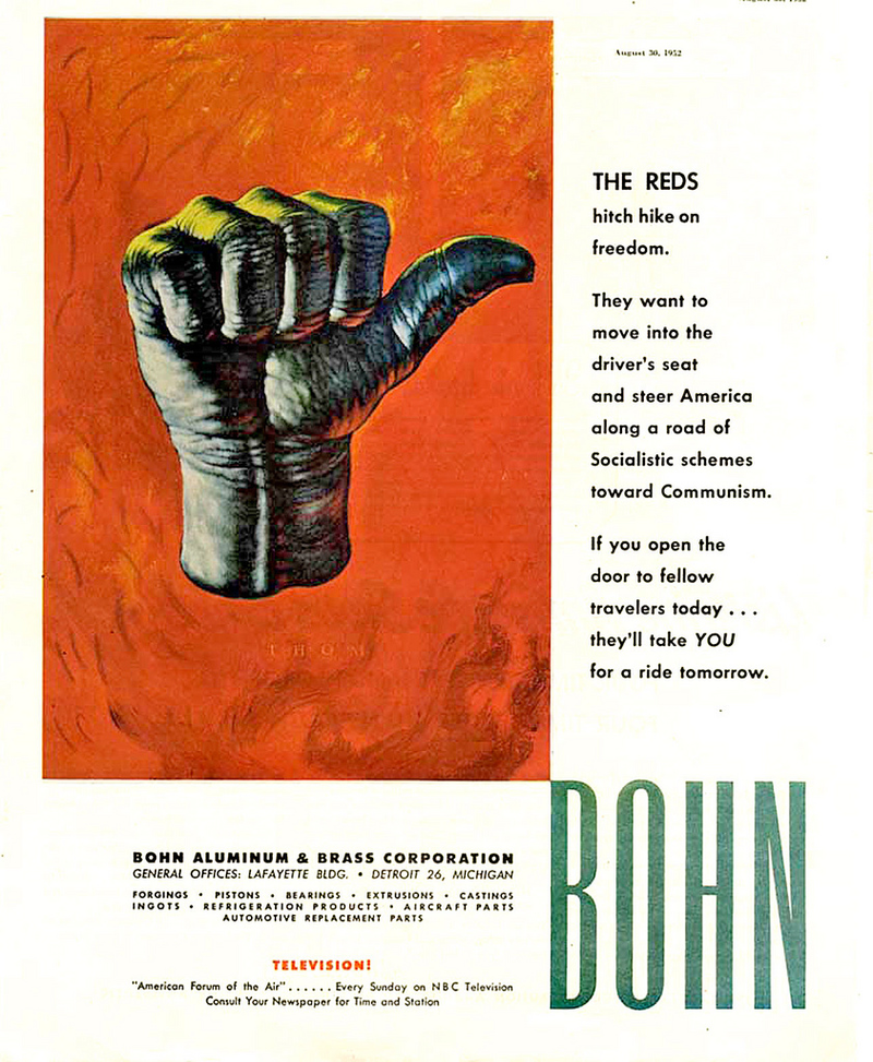 Illustration for article titled Anti-Communist propaganda is more awesome than any horror movie poster
